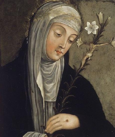 unknow artist St Catherine of Siena oil painting image